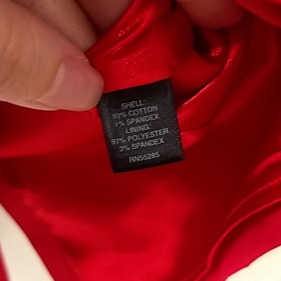 ❤️Express red strapless dress sz 0 - Picture 5 of 5